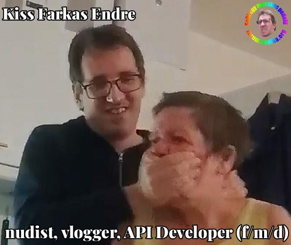 Farkas Kiss Endre API Developer (f/m/d) bei nudist vlogger