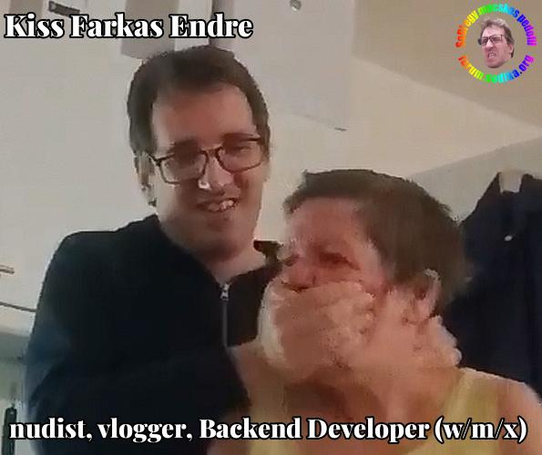 Farkas Kiss Endre Backend Developer (w/m/x) bei nudist vlogger