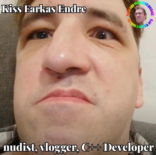 Farkas Kiss Endre C++ Developer bei nudist vlogger
