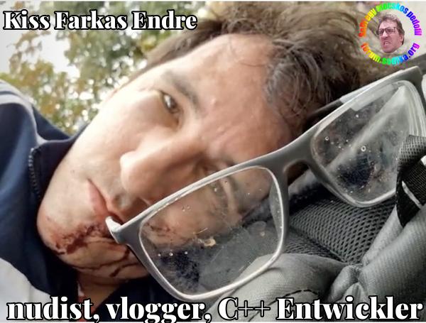 Farkas Kiss Endre C++ Entwickler bei  nudist vlogger