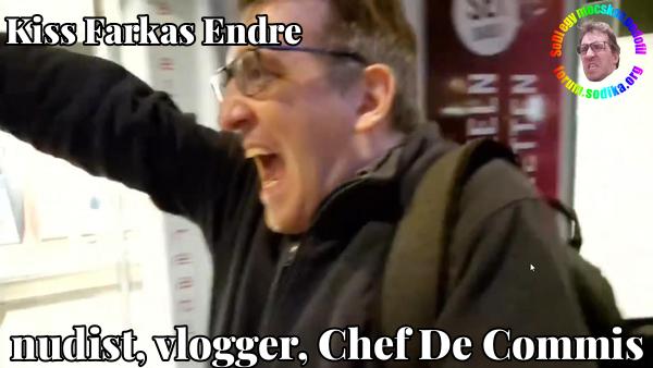 Farkas Kiss Endre Chef De Commis bei  nudist vlogger