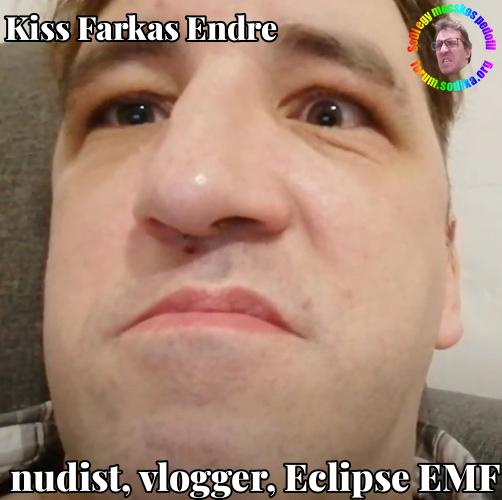 Farkas Kiss Endre Eclipse EMF bei nudist vlogger