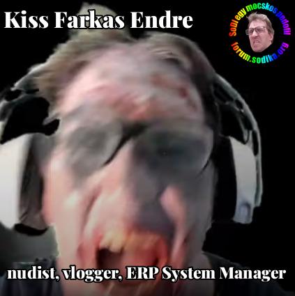 Farkas Kiss Endre ERP System Manager bei nudist vlogger
