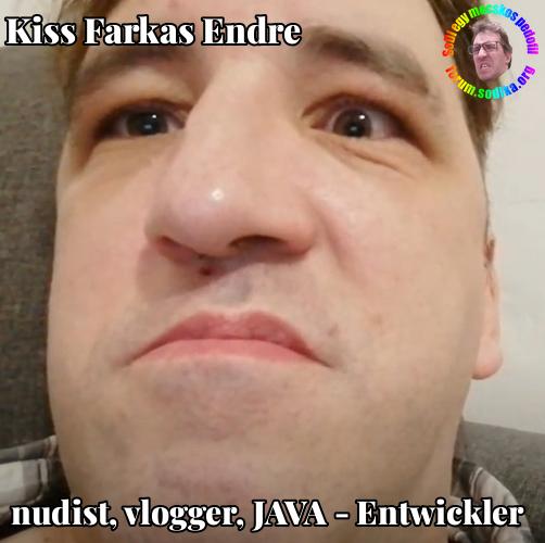 Farkas Kiss Endre JAVA - Entwickler bei nudist vlogger