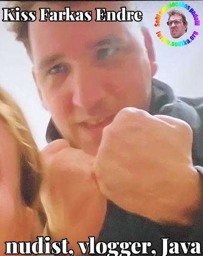 Farkas Kiss Endre Java bei nudist vlogger