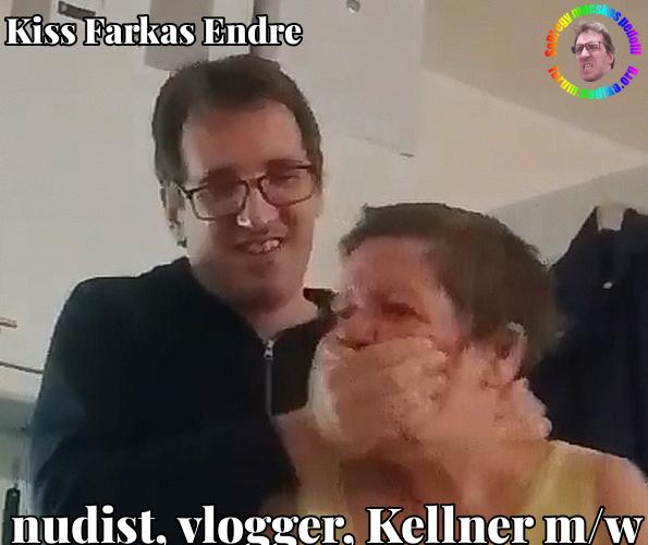 Farkas Kiss Endre Kellner m/w bei nudist vlogger