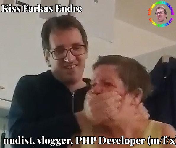 Farkas Kiss Endre PHP Developer (m/f/x) bei nudist vlogger