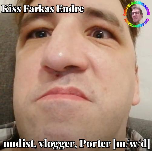 Farkas Kiss Endre Porter [m/w/d] bei  nudist vlogger
