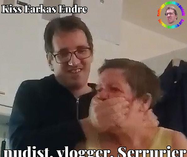 Farkas Kiss Endre Serrurier bei nudist vlogger