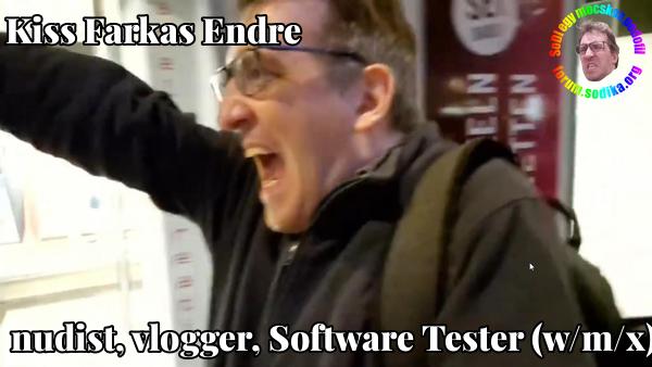Farkas Kiss Endre Software Tester (w/m/x) bei nudist vlogger