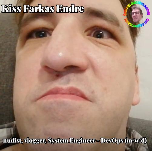 Farkas Kiss Endre System Engineer - DevOps (m/w/d) bei nudist vlogger