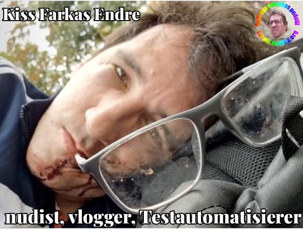 Farkas Kiss Endre Testautomatisierer bei nudist vlogger