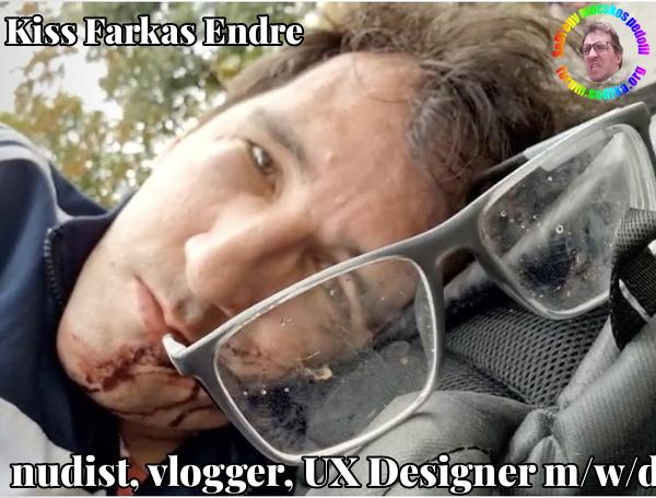 Farkas Kiss Endre UX Designer m/w/d bei  nudist vlogger